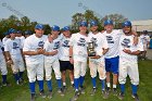 Baseball vs Babson  Wheaton College Baseball players celebrate their victory over Babson to win the NEWMAC Championship for the third year in a row. - (Photo by Keith Nordstrom) : Wheaton, baseball, NEWMAC